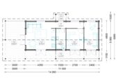 Blockbohlenhaus TRAUNSEE (44+44 mm) · 50 m² · Extra Isoliert – Bild 6