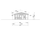 Blockbohlenhaus TRAUNSEE (44+44 mm) · 50 m² · Extra Isoliert – Bild 9