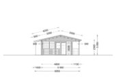 Blockbohlenhaus TRAUNSEE (44+44 mm) · 50 m² · Extra Isoliert – Bild 9