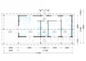 Blockbohlenhaus TRAUNSEE (44+44 mm) · 50 m² · Isoliert – Bild 6