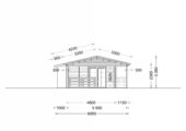 Blockbohlenhaus TRAUNSEE (44+44 mm) · 50 m² · Isoliert – Bild 7