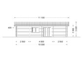 Blockbohlenhaus ULRICH (44+44 mm) · 70 m² · Extra Isoliert – Bild 9