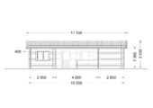 Blockbohlenhaus ULRICH (44+44 mm) · 70 m² · Isoliert – Bild 9