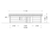 Blockbohlenhaus ULRICH (44+44 mm) · 70 m² · Isoliert – Bild 6