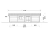 Blockbohlenhaus ULRICH (44+44 mm) · 70 m² · Isoliert – Bild 6