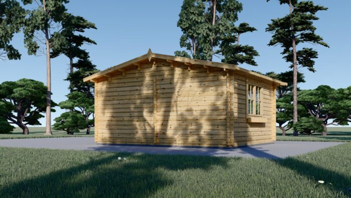 Premium Gartenhaus WIEN, 5x6 m, 30 m² Isoliert – Bild 2