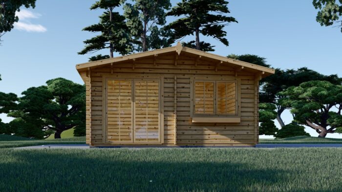 Premium Gartenhaus WIEN, 5x6 m, 30 m² Isoliert – Bild 5
