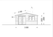 Gartenhaus WIEN 5x3 m, 15 m² – Bild 6