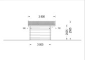 Gartenhaus WIEN 5x3 m, 15 m² – Bild 9