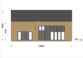Holzhaus ALPINA(66 mm + Holzverschalung Isoliert ), 120 m² – Bild 9