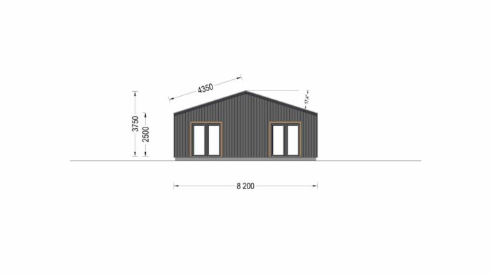 Wohnhaus Enns (66 mm + Holzverschalung) inkl. Isolierung, 130 m² – Bild 11