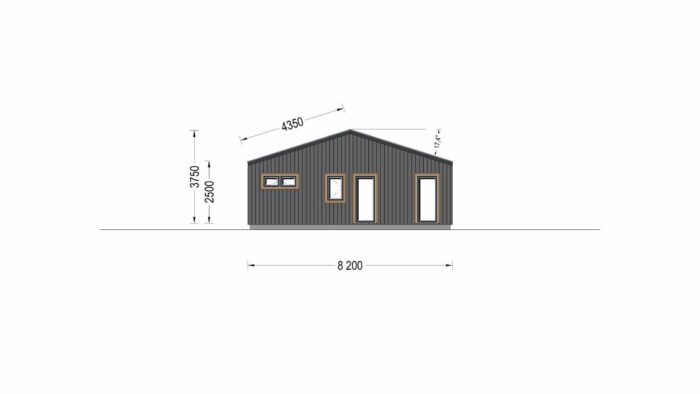 Wohnhaus Enns (66 mm + Holzverschalung) inkl. Isolierung, 130 m² – Bild 13