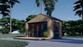 Gartenhaus ANTONIA (34 mm + Holzverschalung), 4×3 m, 12 m² – Isoliert