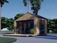Gartenhaus ANTONIA (34mm + Holzverschalung ), 4x3m, 12m²