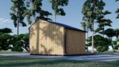 Gartenhaus ANTONIA (34 mm + Holzverschalung), 4×3 m, 12 m² – Isoliert – Bild 3