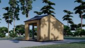 Gartenhaus ANTONIA (34 mm + Holzverschalung), 4×3 m, 12 m² – Isoliert – Bild 4