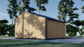Gartenhaus ANTONIA (34 mm + Holzverschalung) – isoliert, 5×4 m, 20 m² – Bild 3