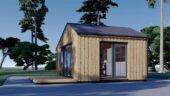 Gartenhaus ANTONIA (34 mm + Holzverschalung) – isoliert, 5×4 m, 20 m² – Bild 5