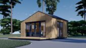 Gartenhaus ANTONIA (34mm + Holzverschalung ), 5x5m, 25m² Isoliert – Bild 2