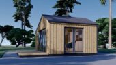 Gartenhaus ANTONIA (34mm + Holzverschalung ), 5x5m, 25m² Isoliert – Bild 6