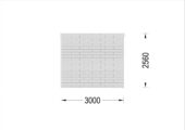 Gartenhaus BRITA 3x3m, 9m² – Bild 8