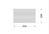 Gartenhaus BRITA 3x4 m, 9 m² – Bild 9