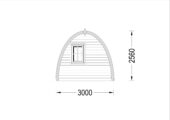 Gartenhaus BRITA 3x5 m, 15 m² – Bild 10