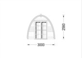 Gartenhaus BRITA 3x6 m, 18 m² – Bild 8