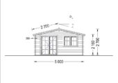 Premium Gartenhaus WIEN, 5x6 m, 30 m² Isoliert – Bild 6