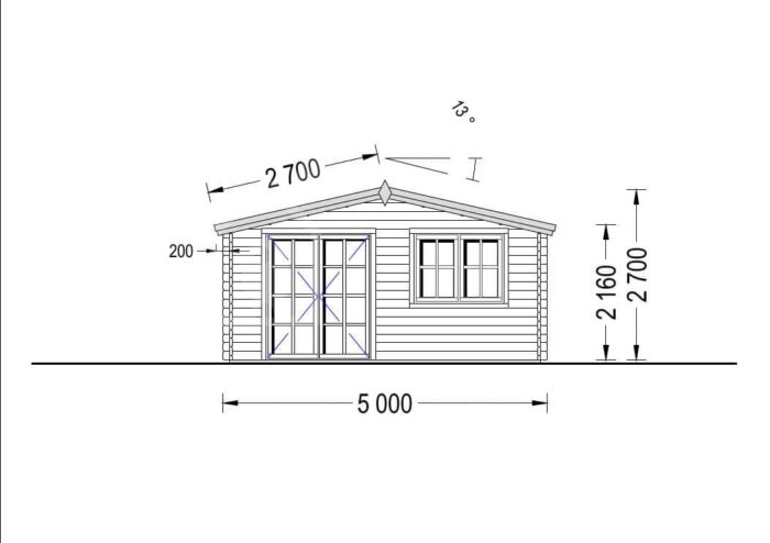 Premium Gartenhaus WIEN, 5x6 m, 30 m² Isoliert – Bild 6