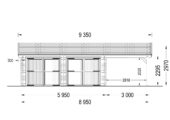 Doppelgarage (44 mm) 6x6m mit Carport 3x6m, 54m² – Bild 8