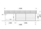 Doppelgarage (44 mm) 6x6m mit Carport 3x6m, 54m² – Bild 10