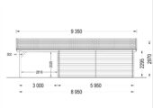 Doppelgarage (44 mm) 6x6m mit Carport 3x6m, 54m² – Bild 10