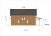 Holzhaus Klagenfurt (PREMIUM Isoliert, 66 mm + Holzverschalung), 150 m² – Bild 8