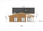 Holzhaus Klagenfurt (PREMIUM Isoliert, 66 mm + Holzverschalung), 150 m² – Bild 7
