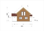 Holzhaus VERENA Isoliert, 66 mm + Holzverschalung, 110 m² – Bild 4