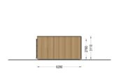 Wohnhaus BERTA 2 (66 mm + Holzverschalung Isoliert), 60 m² – Bild 11