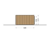 Wohnhaus BERTA 2 (66 mm + Holzverschalung Isoliert), 60 m² – Bild 9