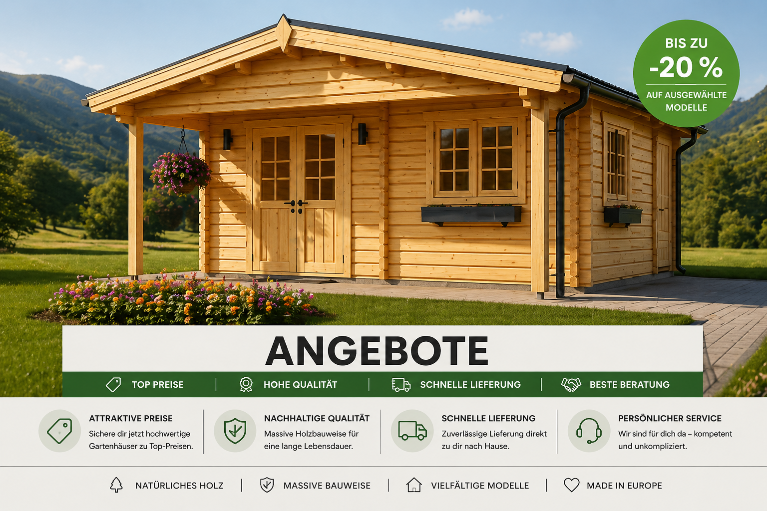 Blockbohlenhaus Startseite