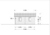 Premium Blockbohlenhaus FRITZ 44+44 mm  60 m² – Bild 6