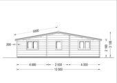 Premium Blockbohlenhaus FRITZ 44+44 mm  60 m² – Bild 5