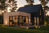 Holzhaus MIRA 66 mm (Isoliert) – 70 m²