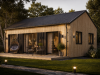 Wohnhaus ARNOLD (66mm + Holzverschalung Premium Isoliert), 53 m²