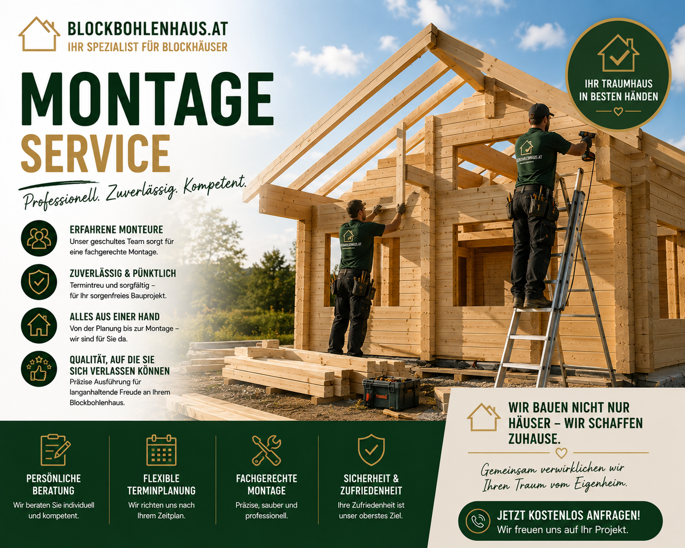 Blockbohlenhaus Startseite
