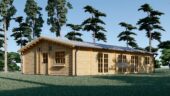 Blockbohlenhaus BERNAU ( 44+44 mm) · 103 m²