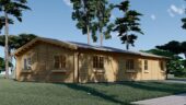 Blockbohlenhaus BERNAU ( 44+44 mm) · 103 m² – Bild 4