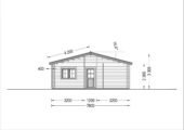 Blockbohlenhaus BERNAU ( 44+44 mm) · 103 m² – Bild 6