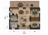 Holzhaus Ulrich (Premium-Isoliert) , 60 m² – Bild 5