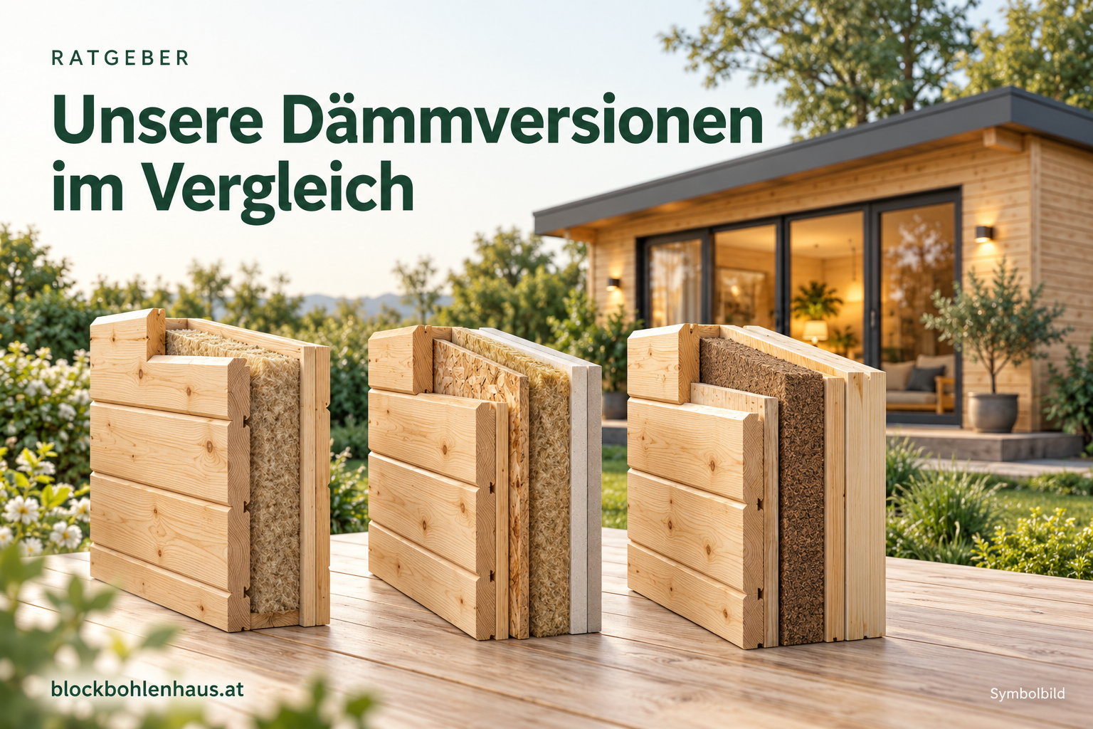 Welche Dämmung passt zu Ihrem Holzhaus? Unsere Dämmversionen im Vergleich