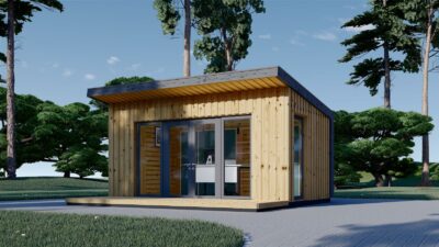 Gartenhaus EVELIN (34 mm + Holzverschalung), 5x3 m, 15 m²